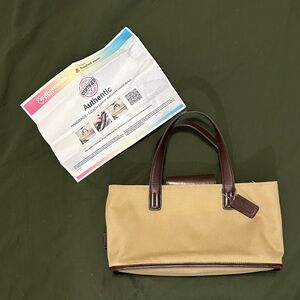 Coach canvas bag